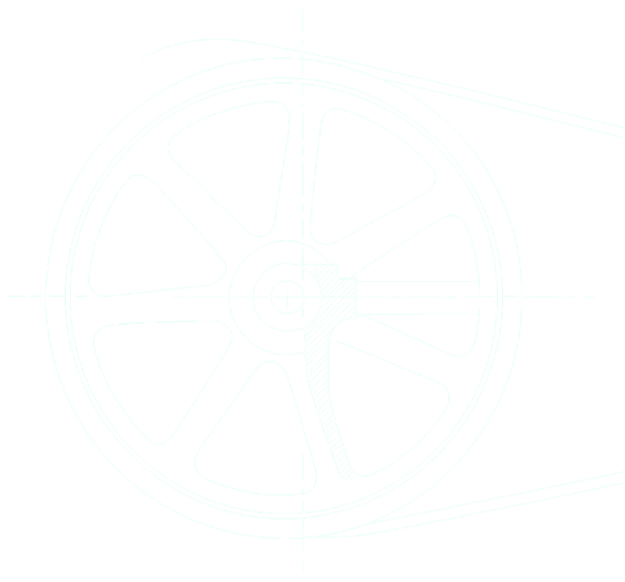 flywheel in section