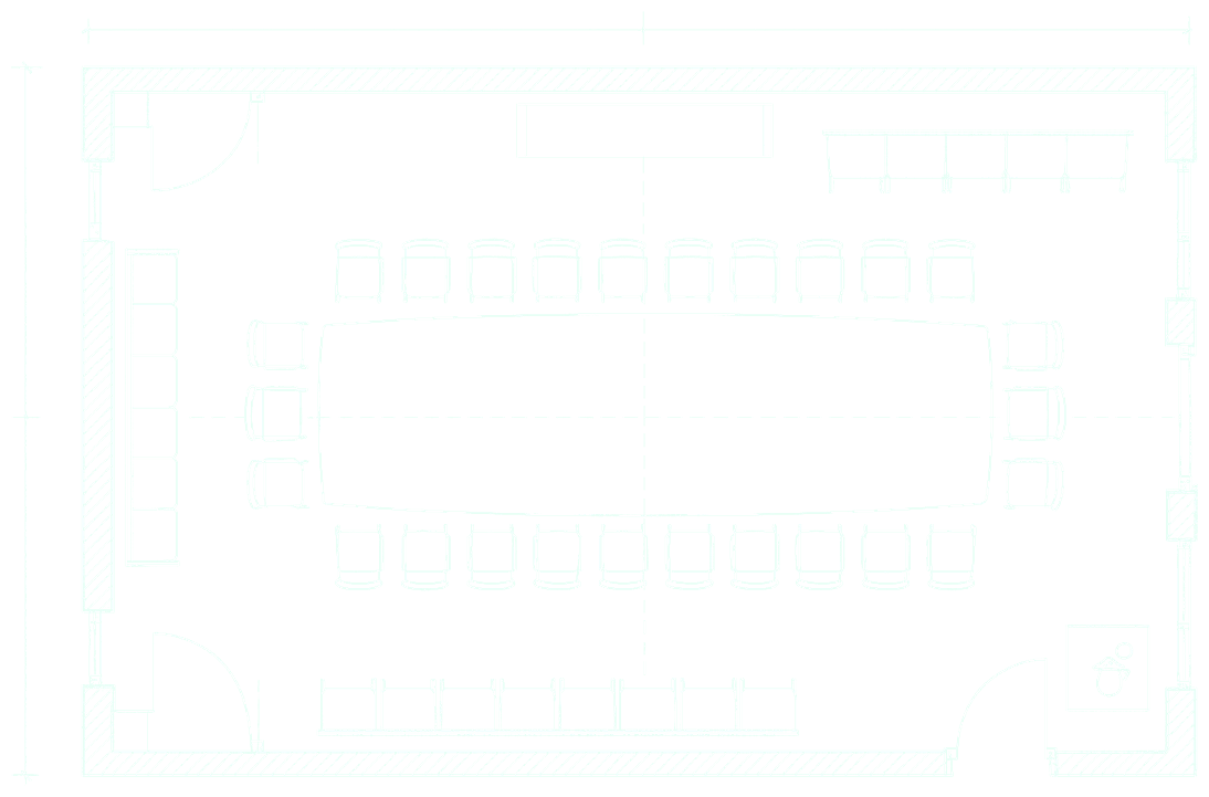 the boardroom, in plan